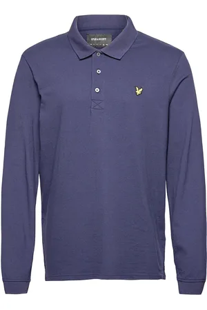 Lyle & Scott Ls Polo Shirt Tops Polos Long-sleeved Navy