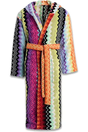 Missoni Giacomo Bathrobe Hooded Home Textiles Bathroom Textiles Robes Multi/patterned