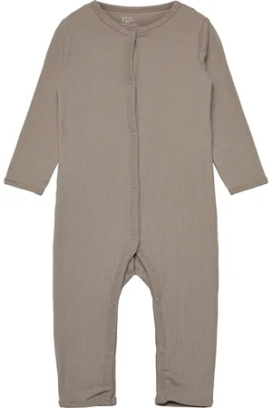 Copenhagen Colors Rib Jersey Full Body Pitkähihainen Body Grey