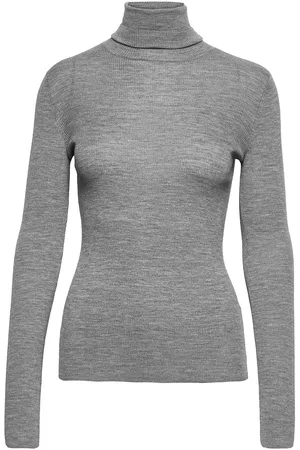 DAY Birger et Mikkelsen Sierra - Daily Elements Tops Knitwear Turtleneck Grey