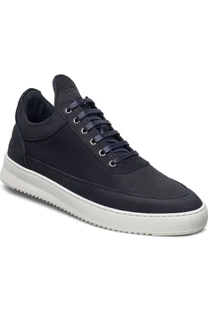 Filling pieces Low Top Ripple Nubuck Matalavartiset Sneakerit Tennarit Blue