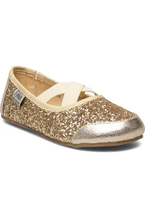 Sofie Schnoor Baby and Kids Neliask Indoor Shoe Ballerinat Gold