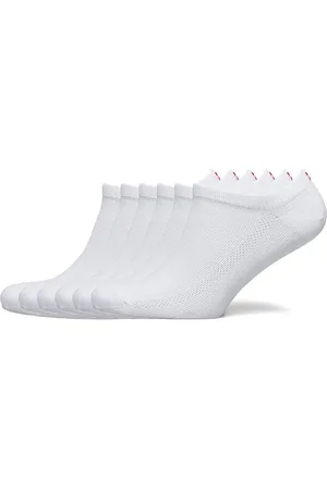 DANISH ENDURANCE Low-Cut Bamboo Dress Socks 6-Pack Sport Socks Footies-ankle Socks White