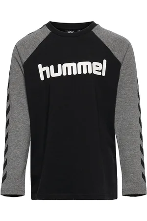Hummel Hmlboys T-Shirt L/S Sport T-shirts Long-sleeved T-shirts Black