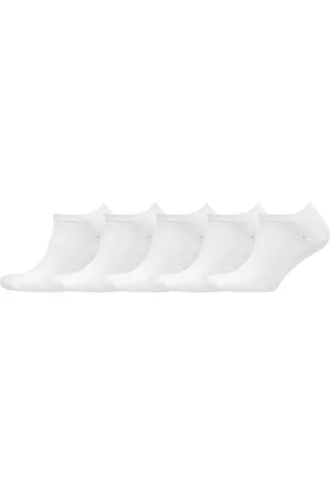Decoy Sneaker Sock Cotton 5-Pk Lingerie Socks Footies-ankle Socks White
