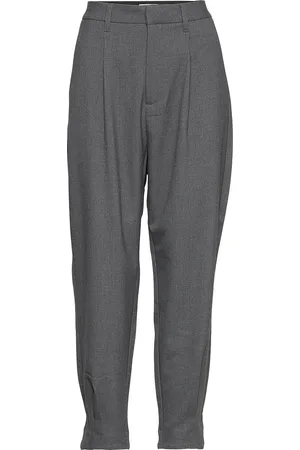 Copenhagen Muse Cmtailor-Pa Bottoms Trousers Straight Leg Grey