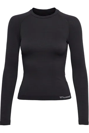 Hummel Hmlclea Seamless Tight T-Shirt L/S Sport T-shirts & Tops Long-sleeved Black