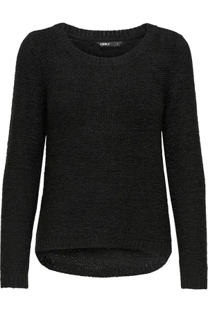 ONLY Onlgeena Xo L/S Pullover Knt Noos Tops Knitwear Jumpers Black