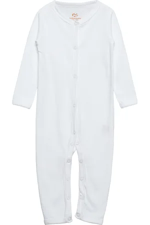 Copenhagen Colors Rib Jersey Full Body Pitkähihainen Body White