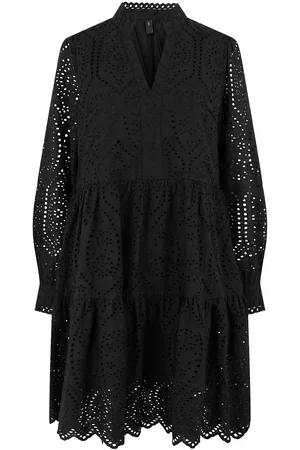 Y.A.S Holi Ls Dress S. Noos Lyhyt Mekko Black