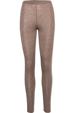 Lindex Leggings Merino Wool Bottoms Leggings Beige