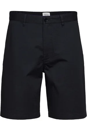 WoodWood Jonathan Light Twill Shorts Designers Shorts Chinos Shorts Black