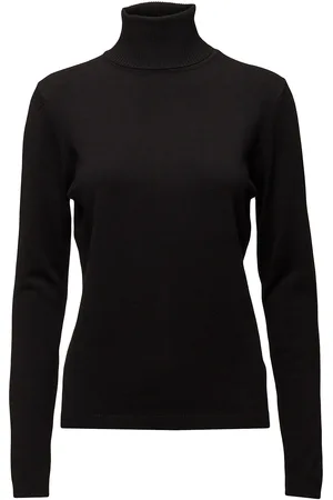 Soft Rebels Srmarla Rollneck Knit Tops Knitwear Turtleneck Black