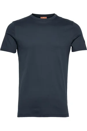 MOS MOSH Gallery Perry Crunch O-Ss Tee Tops T-shirts Short-sleeved Blue