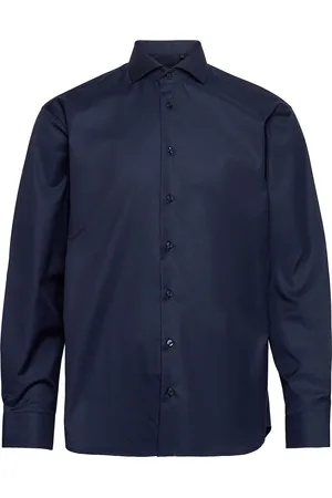 BOSWEEL SHIRTS EST. 1937 Regular Fit Mens Shirt Tops Shirts Business Navy