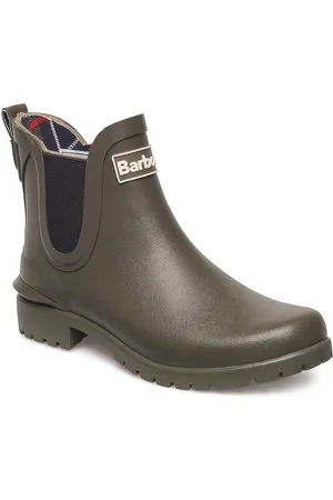 Barbour Wilton Designers Boots Rain Boots Green