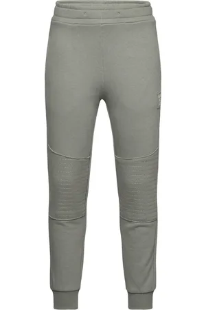 Lindex Trousers Essential Knee Bottoms Sweatpants Green