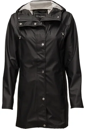 Ilse Jacobsen Raincoat Outerwear Rainwear Rain Coats Black