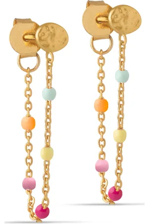 Enamel Earring Lola Korvakoru Korut Gold