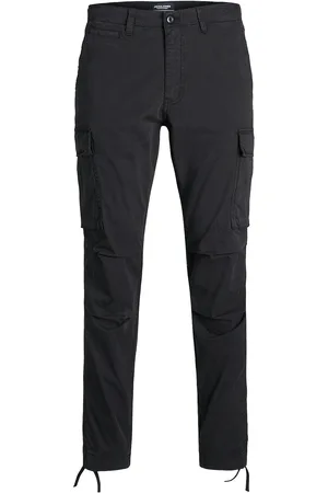 JACK & JONES Jpstace Tucker Cargo Ama Noos Bottoms Trousers Cargo Pants Black Jack & J S