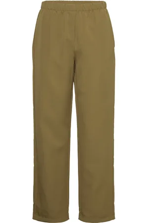 Noella Riga Pants Bottoms Trousers Straight Leg Khaki Green