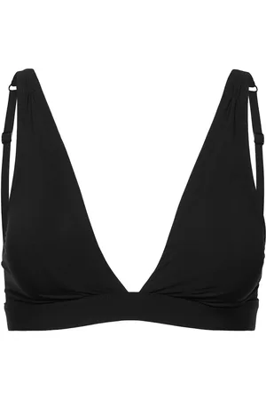Chantelle Inspire Wirefree Plunge Bra Swimwear Bikinis Bikini Tops Triangle Bikinitops Black