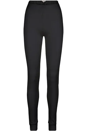 Lady Avenue Silk Jersey - Long Tights Pyjamahousut Olohousut Black