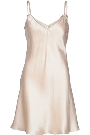 Lady Avenue Pure Silk - Slip W.cording Yöpaita Pink