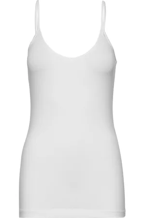 VERO MODA Vmmaxi My Soft V Singlet Jrs Noos Tops T-shirts & Tops Sleeveless White