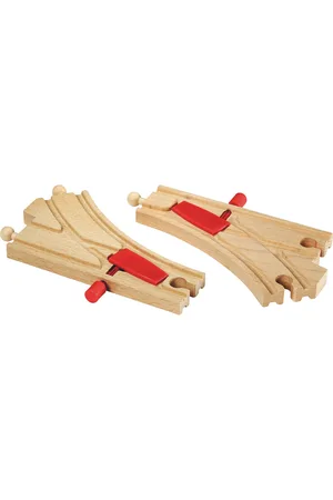 Brio 33344 Mekanisk Skiftespor Toys Toy Cars & Vehicles Toy Vehicles Train Accessories Brown
