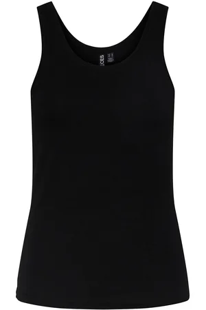 Pieces® Pcsirene Tank Top Jrs Noos Tops T-shirts & Tops Sleeveless Black