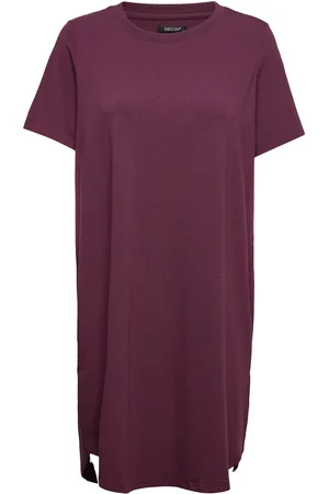 Decoy Bamboo Big Tee Yöpaita Burgundy