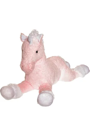 Einhorn Liggande Enhörning, Rosa/Vit Toys Soft Toys Stuffed Animals Pink
