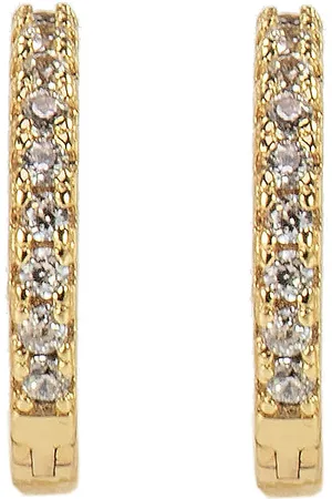 Bon Dep Emilia Small Hoops White Accessories Jewellery Earrings Hoops White
