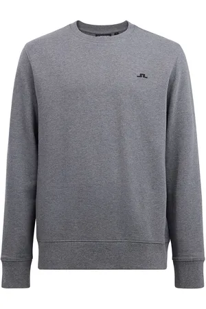 J Lindeberg Cal Crew Neck Sweat Tops Sweat-shirts & Hoodies Sweat-shirts Grey