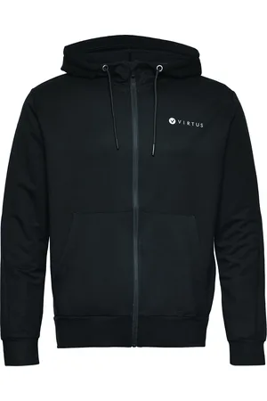Virtus Brent M Hoody Tops Sweat-shirts & Hoodies Hoodies Black