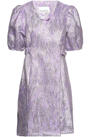 Noella Neva Belt Dress Lyhyt Mekko Purple