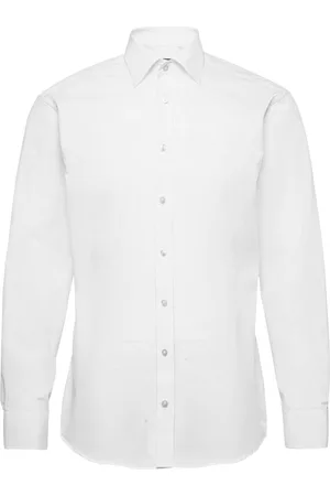 BOSWEEL SHIRTS EST. 1937 Slim Fit Mens Shirt Tops Shirts Business White