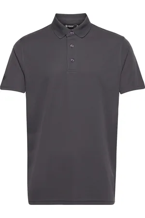 Abacus Mens Cray Drycool Polo Sport Polos Short-sleeved Grey