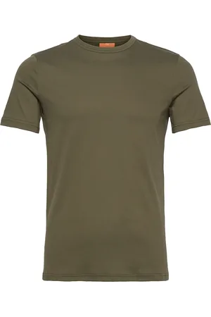MOS MOSH Gallery Perry Crunch O-Ss Tee Tops T-shirts Short-sleeved Green
