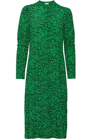 Norr Alana Dress Polvipituinen Mekko Green