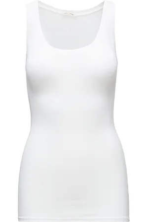 American Vintage Massachusetts Tops T-shirts & Tops Sleeveless White