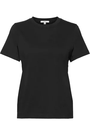 Dagmar Claudia Cotton T-Shirt T-shirts & Tops Short-sleeved Musta