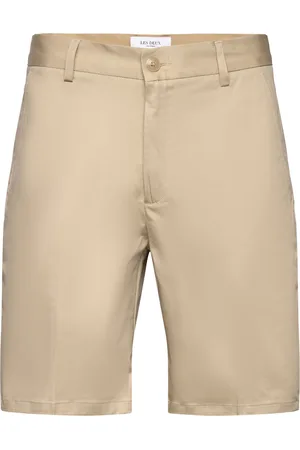 Les Deux Como Reg Cotton-Linen Shorts Bottoms Shorts Chinos Shorts Beige