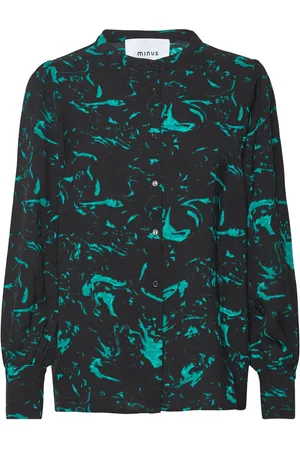 Minus Selena Skjorte Tops Shirts Long-sleeved Green