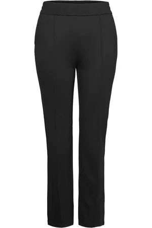 ONLY Cargoldtrash-Suki Life Hw Wide Pant Pnt Bottoms Trousers Straight Leg Black