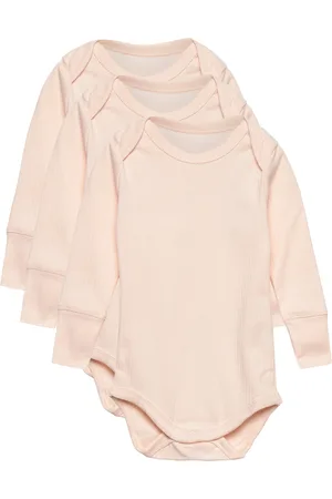Copenhagen Colors 3 Pack Rib Jersey Long Sleeve Body Bodies Long-sleeved Cream