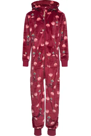 Mumin Tulpaner Overall Jumpsuit Haalari Burgundy