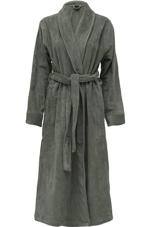 Høie of Scandinavia Svanen Terry Velour Robe Aamutakki Grey
