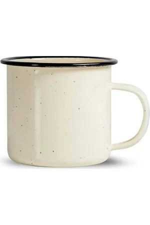 Sagaform Doris Emaljmugg Home Tableware Cups & Mugs Coffee Cups Beige